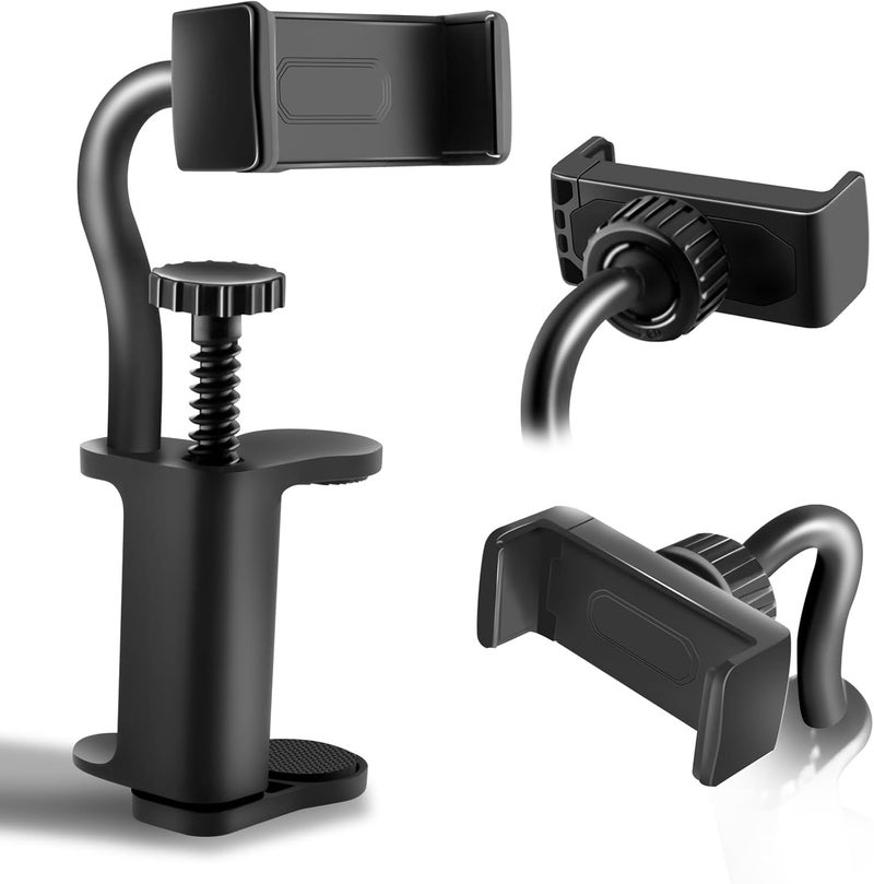 FAELUNE Guitar Phone Holder - Adjustable & Rotatable Guitar Mount for Guitars/Ukulele, Universal Smartphone Compatibility, Ideal for Digital Sheet Music, Teaching Videos, Live Streaming & Recording - Image 2